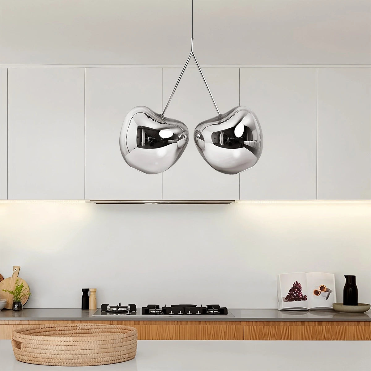 Antizer Cherry Metal Chandelier for Dining Room