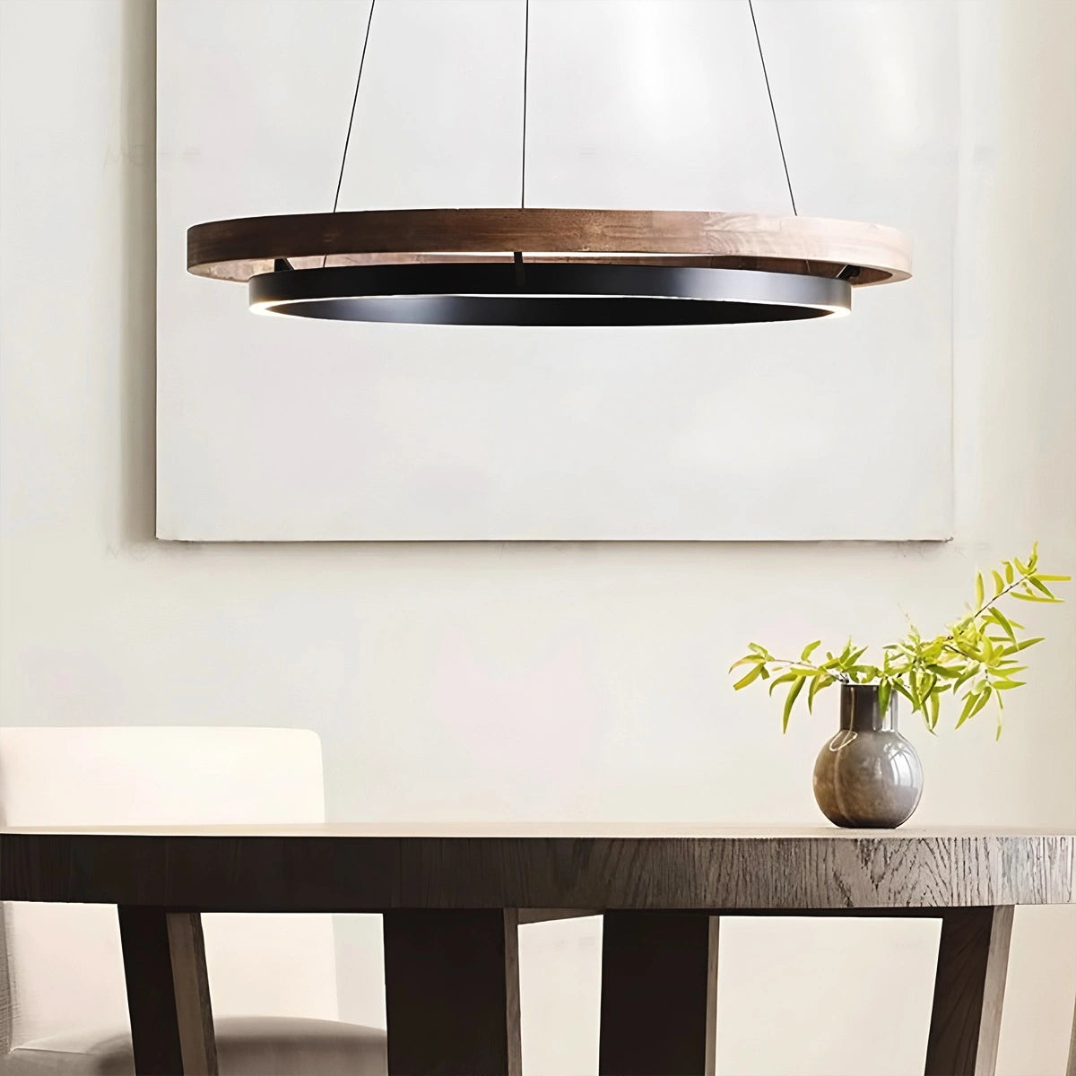 modern led circular chandelier