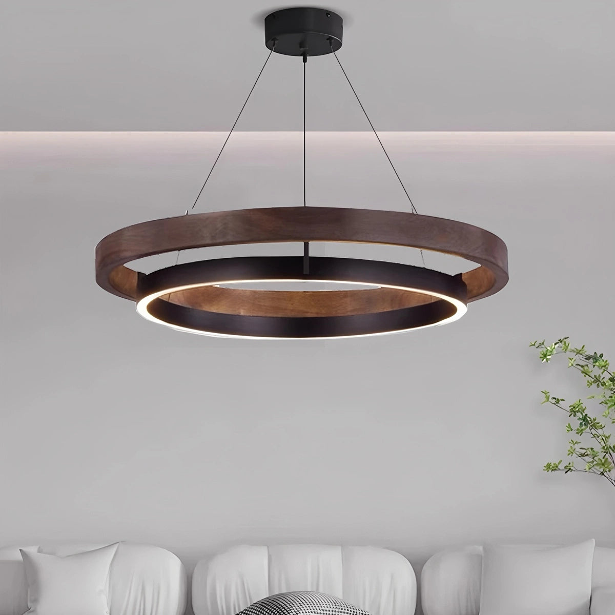 modern ring chandelier