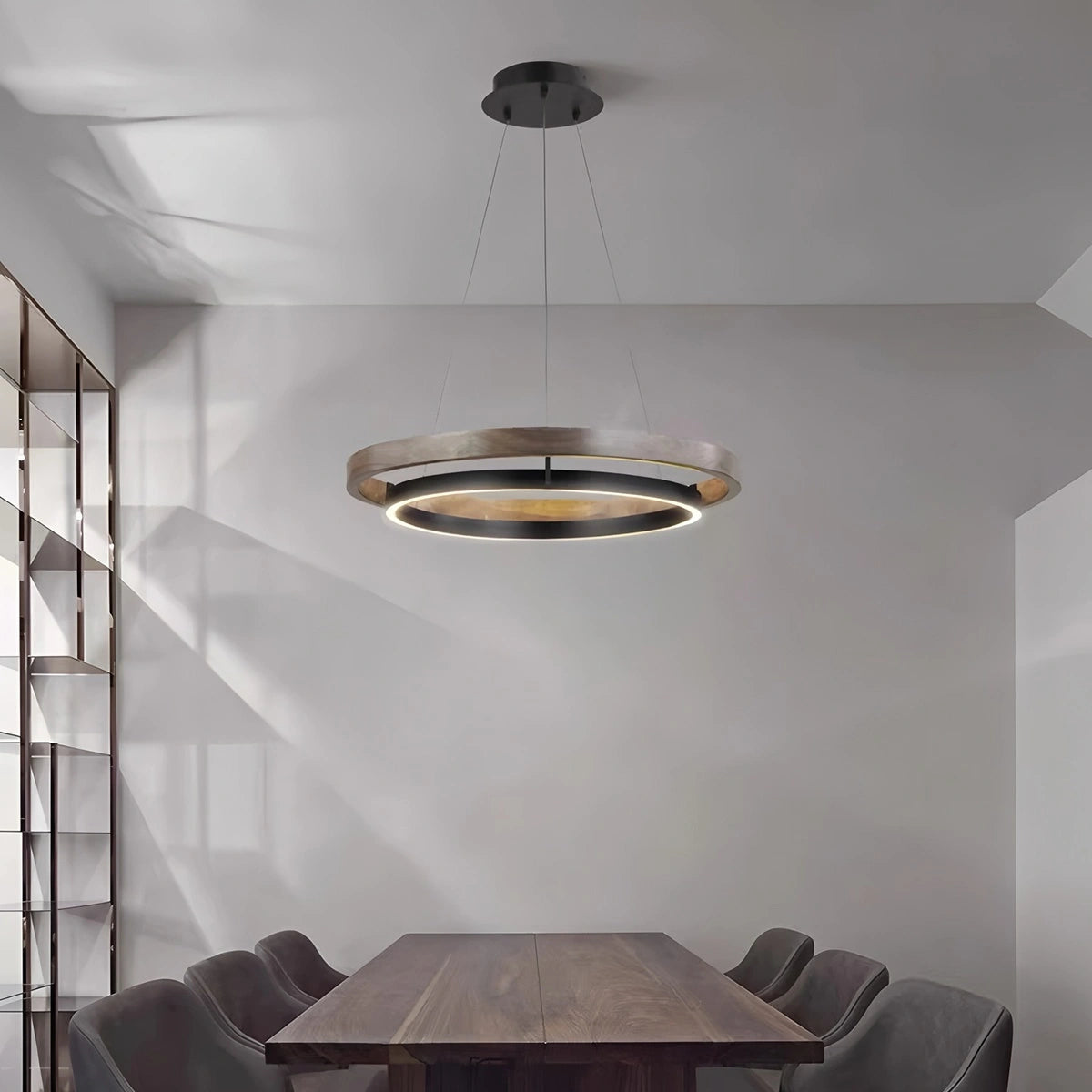 modern ring chandelier for dining room