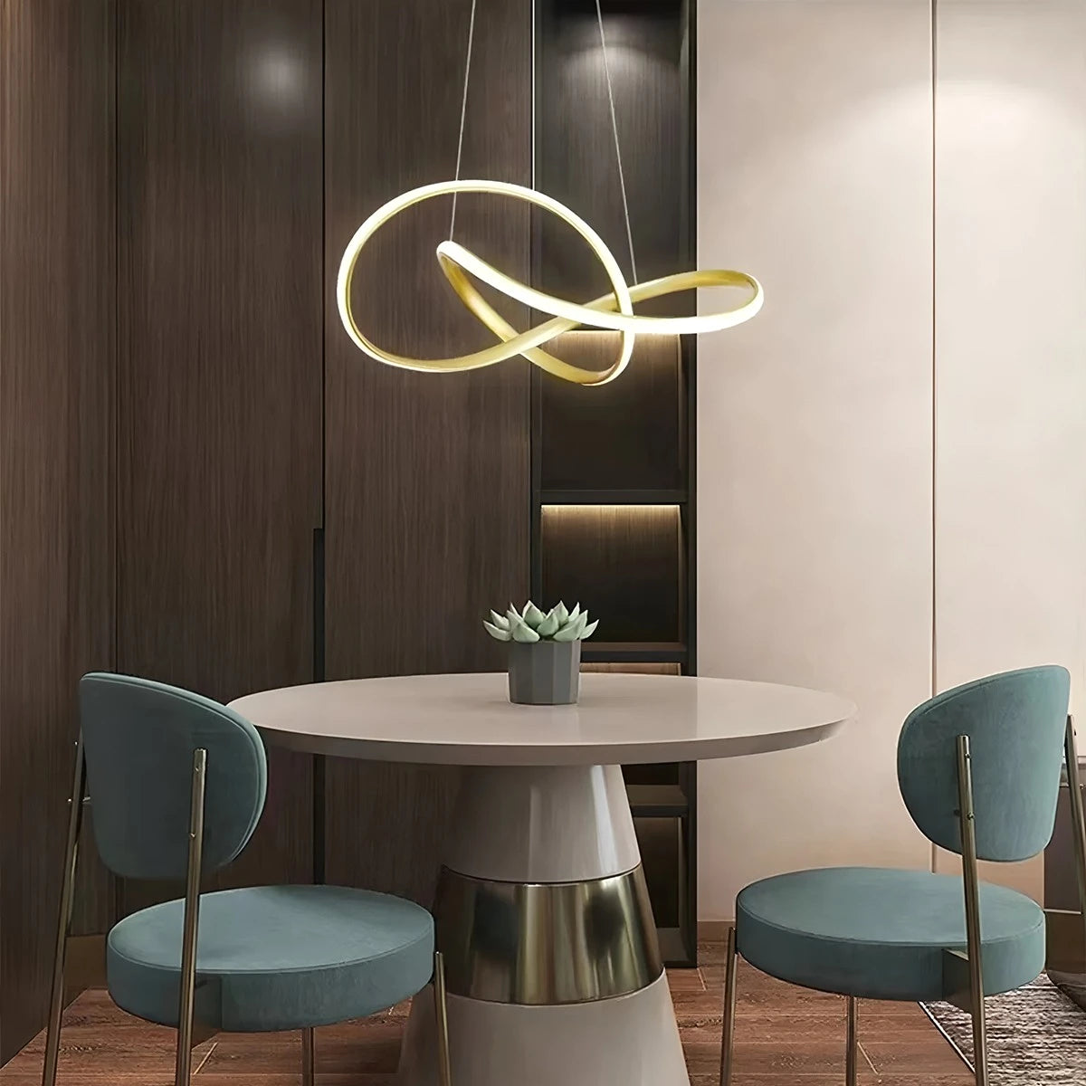 Antizer Creative Linear Chandelier for Dining Room