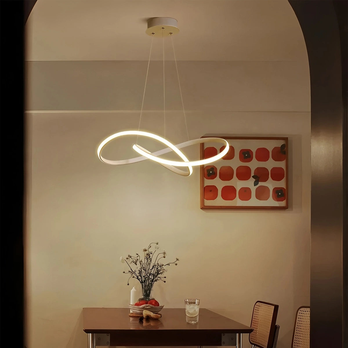 Antizer Creative Linear Chandelier for Dining Room