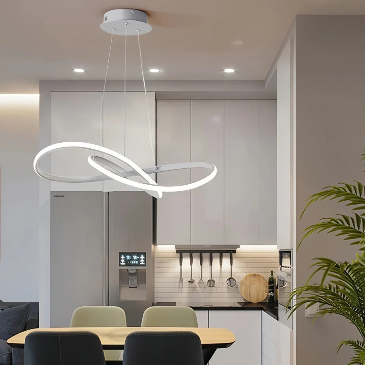 Antizer Creative Linear Chandelier for Dining Room