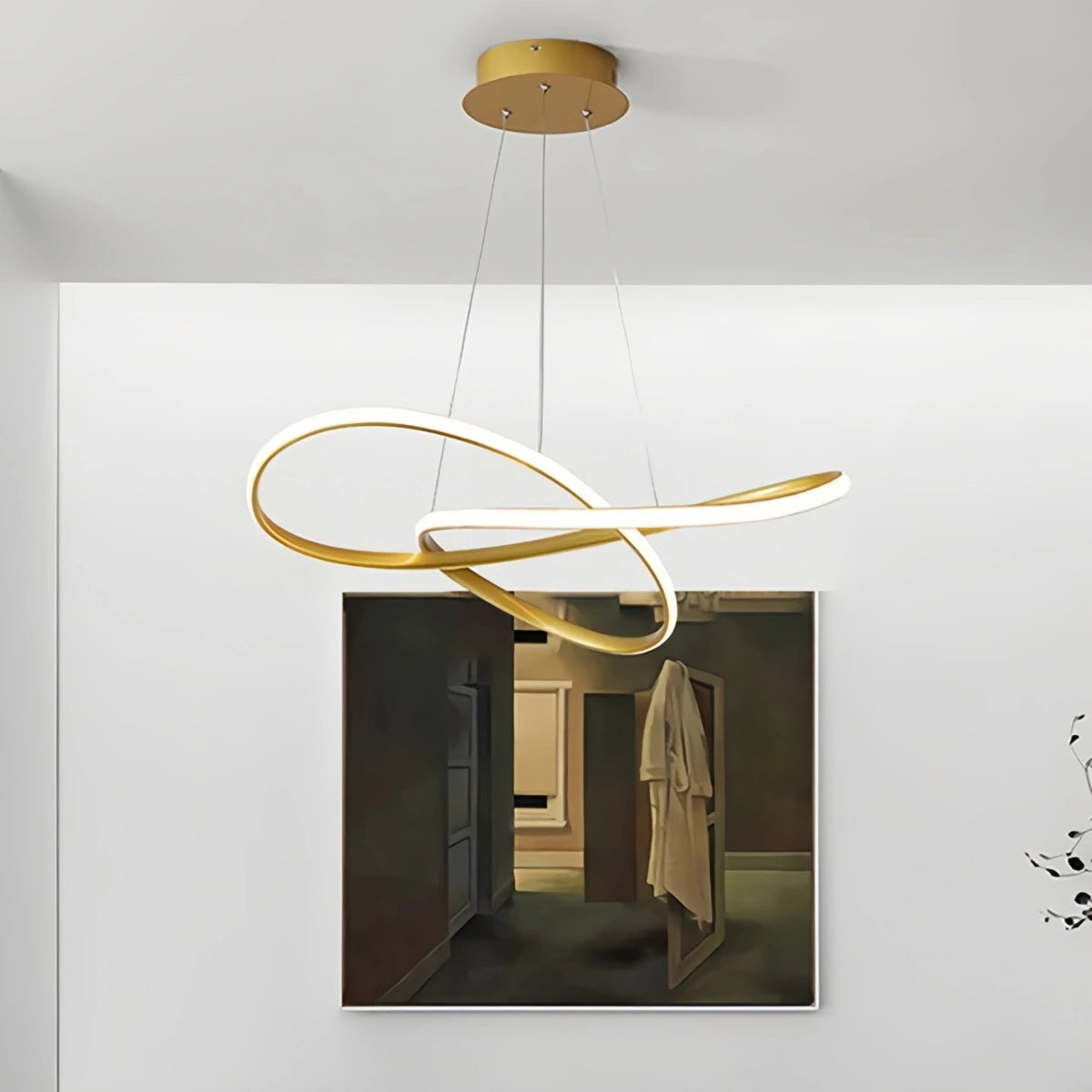 Antizer Creative Linear Chandelier for Dining Room