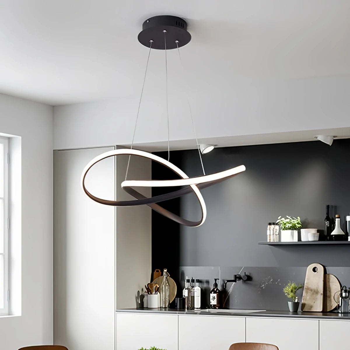 Antizer Creative Linear Chandelier for Dining Room