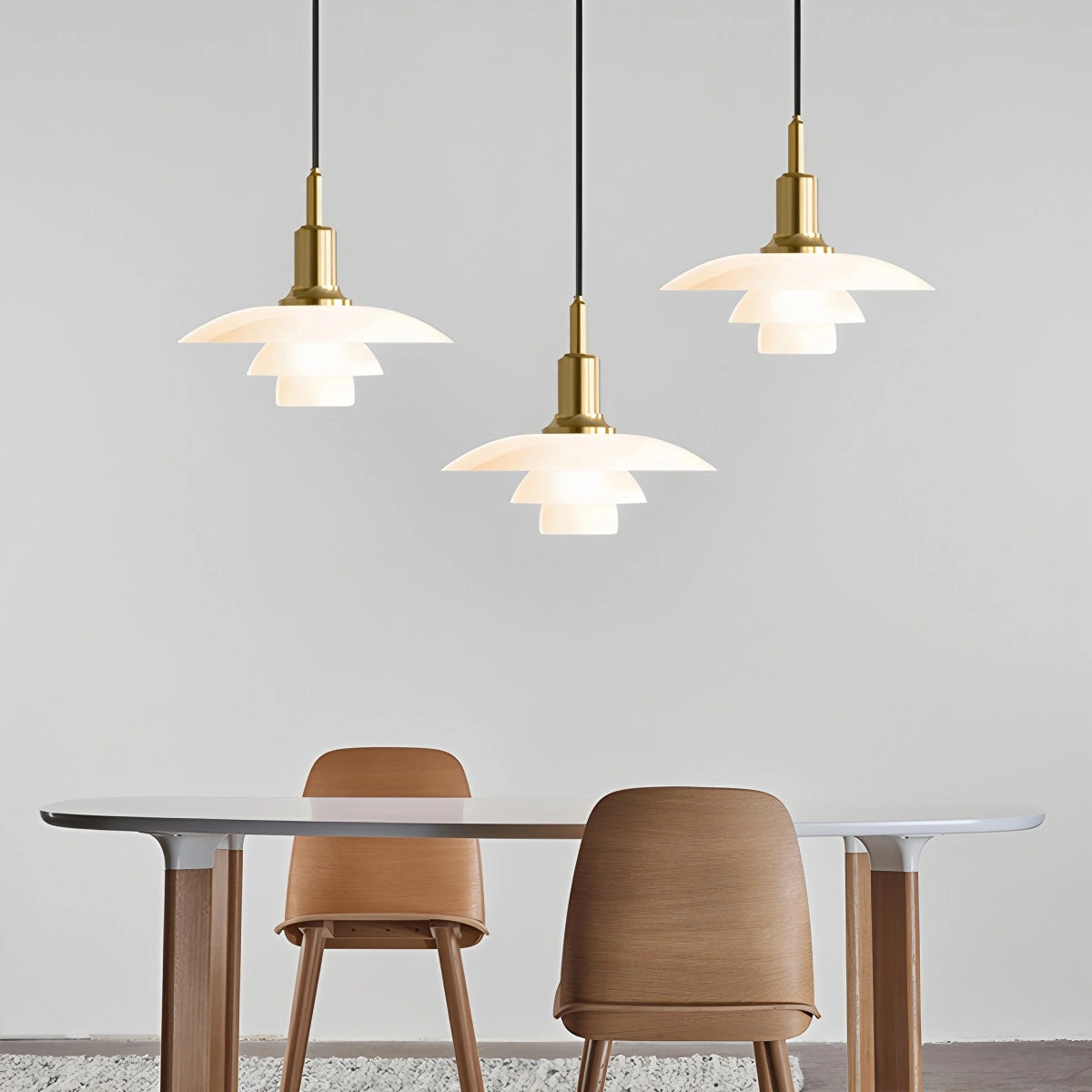 glass pendant light for dining room