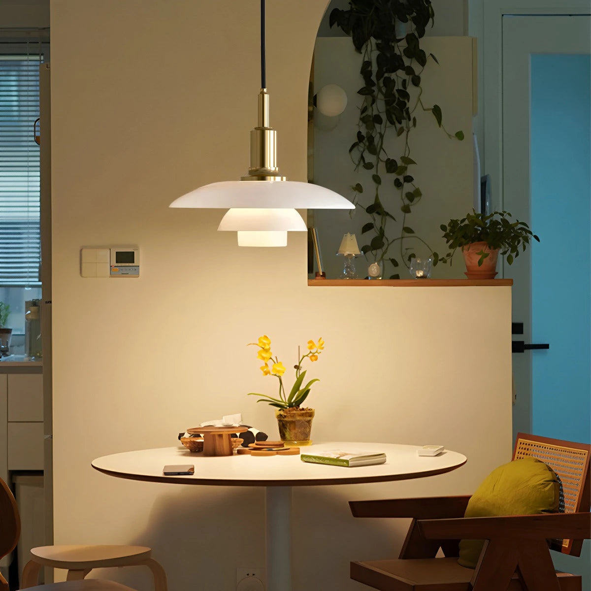 glass pendant light for dining room