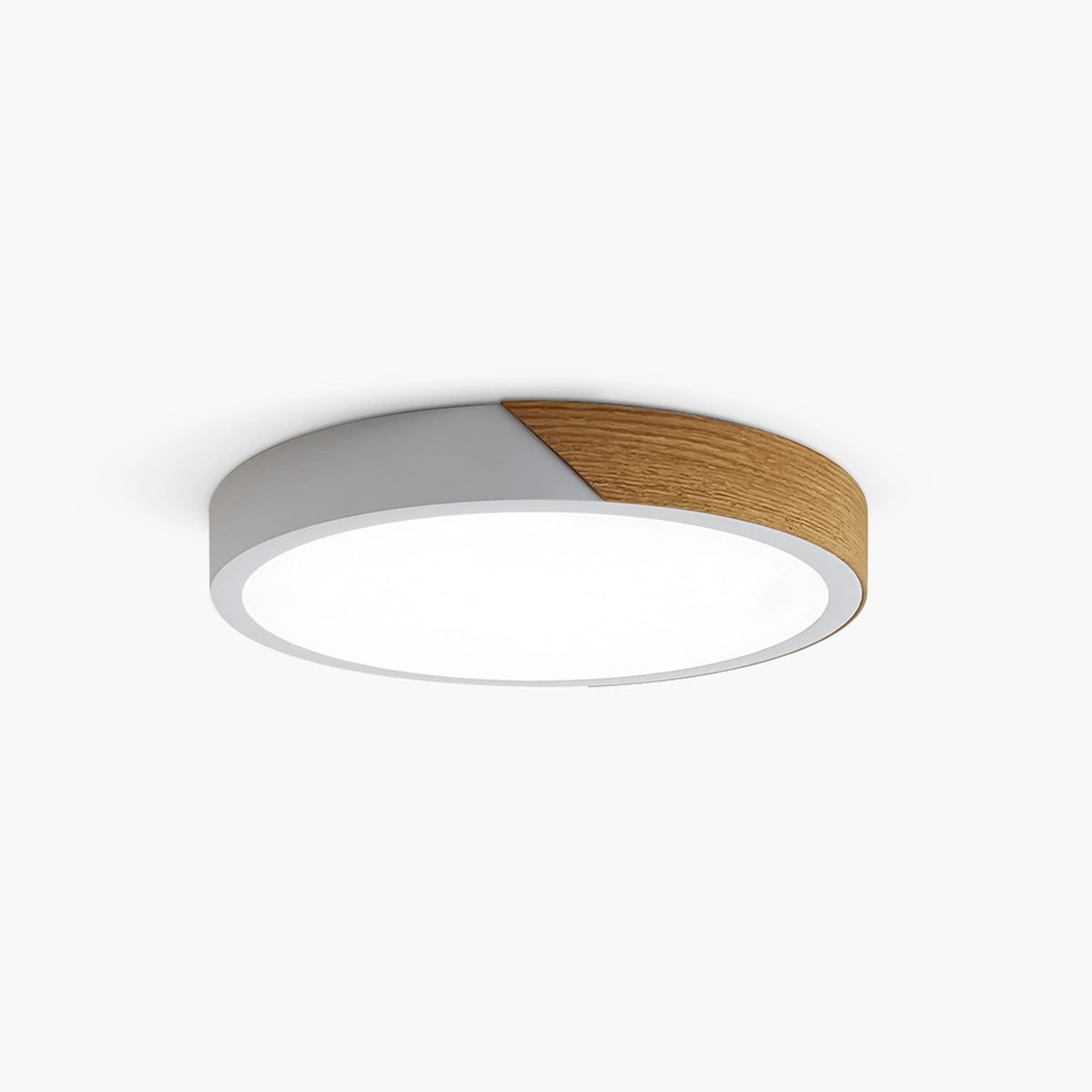 wood flush mount ceiling light