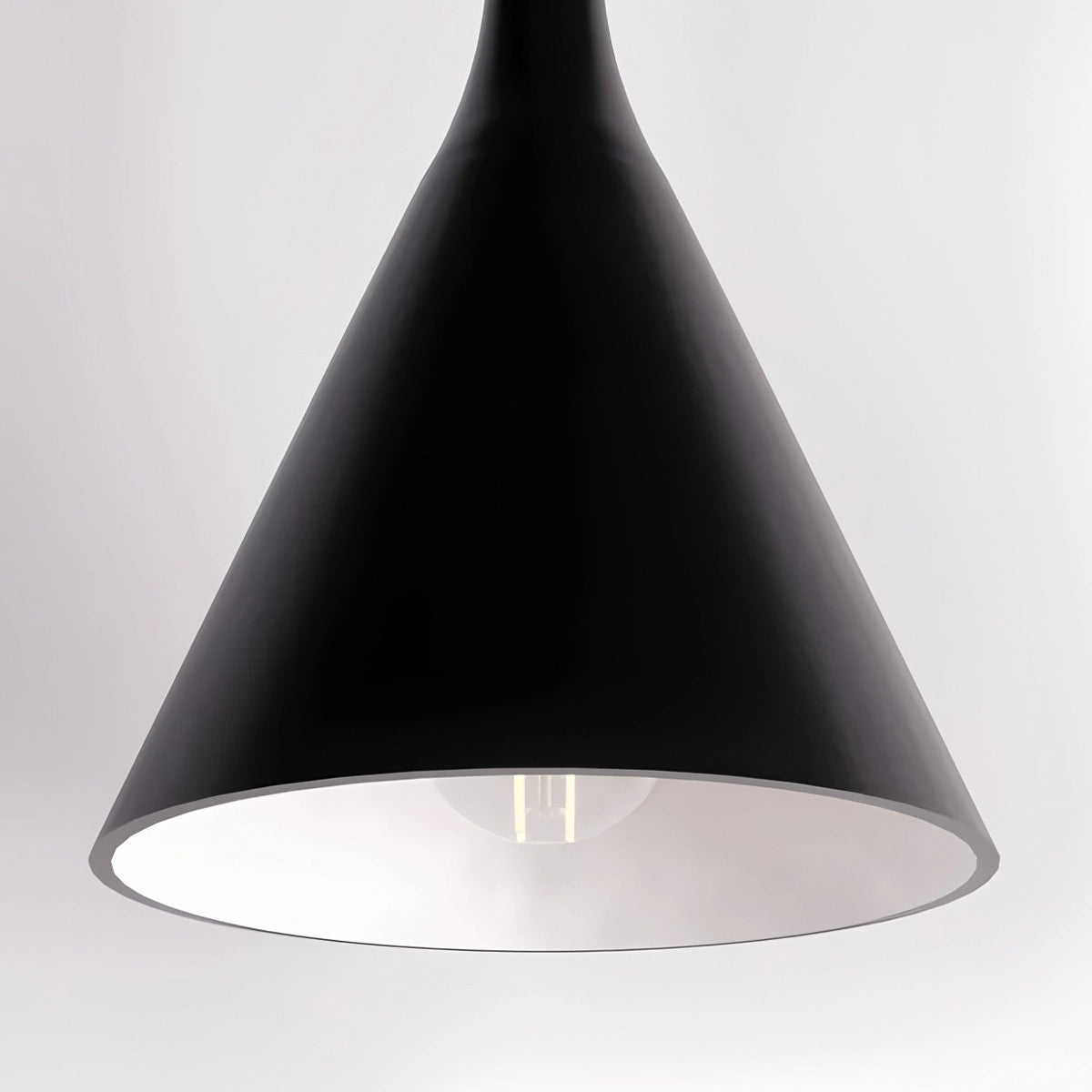 modern cone pendant light