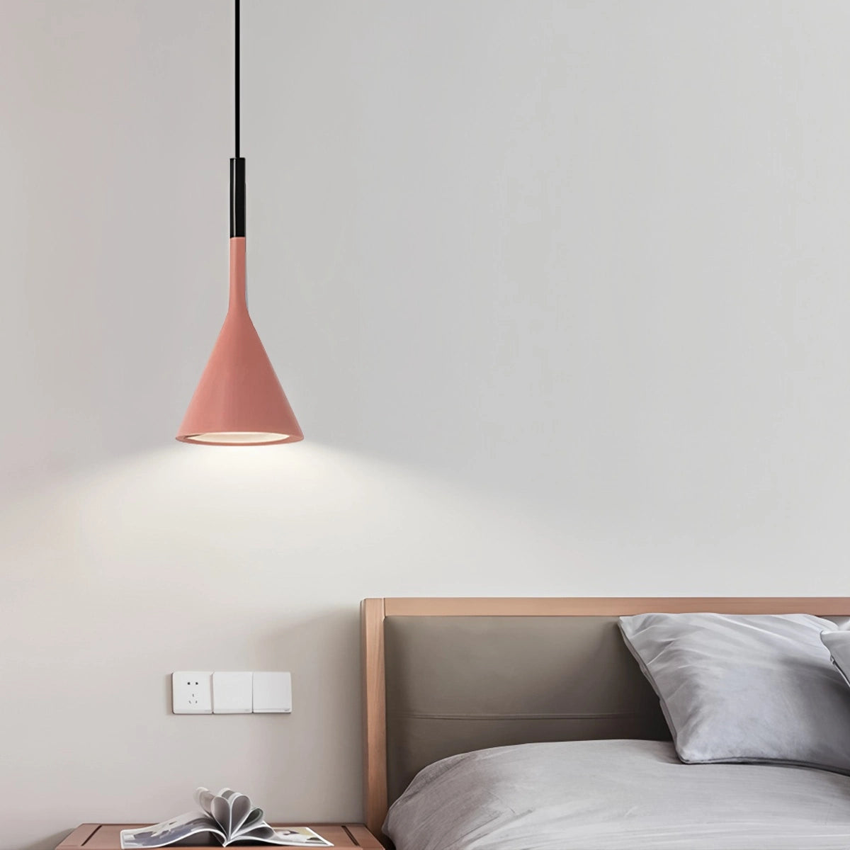 modern cone pendant light