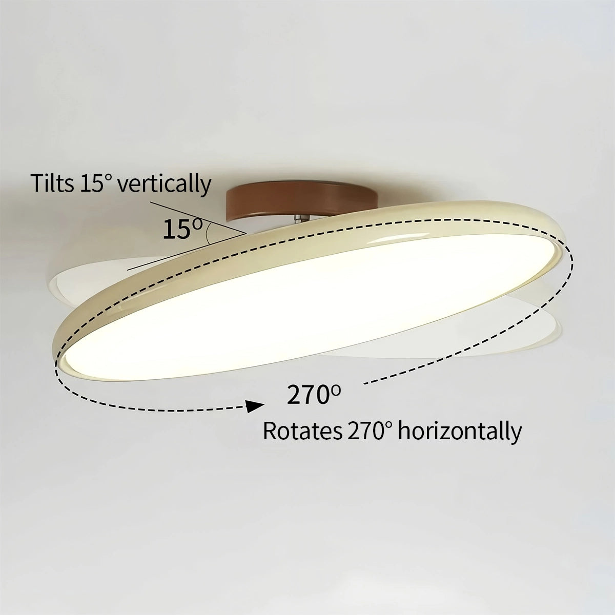 Antizer Drift Adjustable Ceiling Lamp for Bedroom