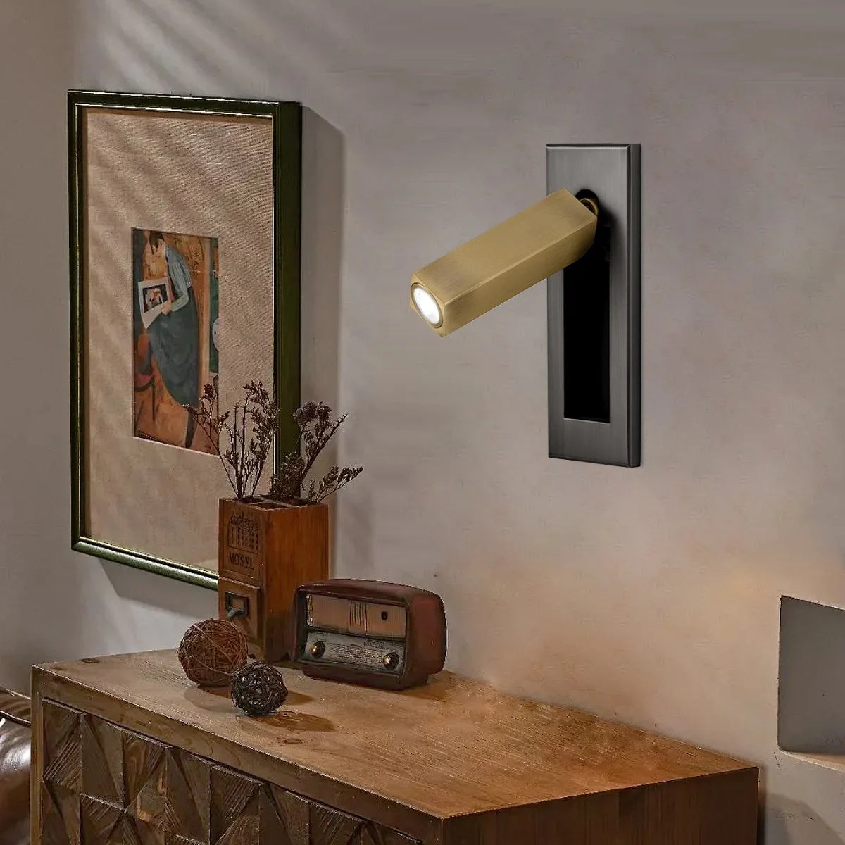 indoor recessed wall light