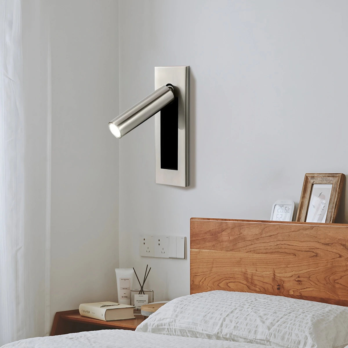 modern recessed wall light for bedroom