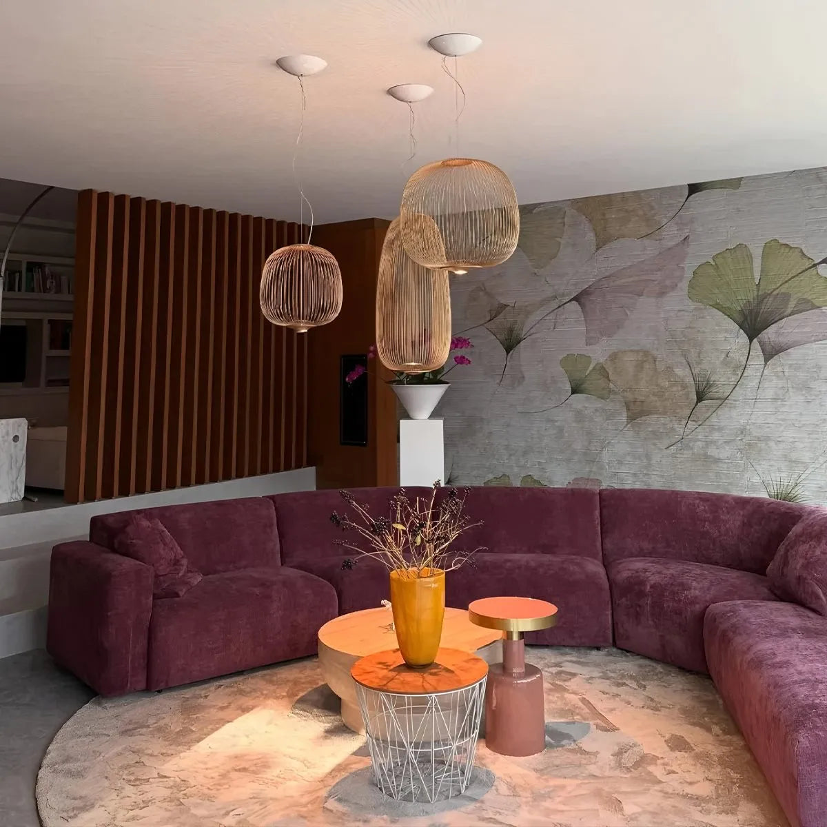 bird cage pendant light for living room