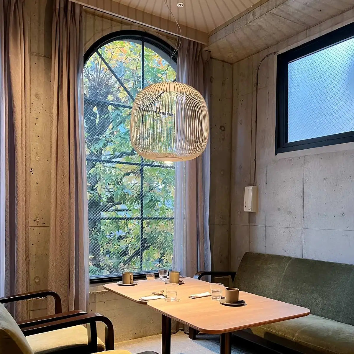 bird cage pendant light for dining room