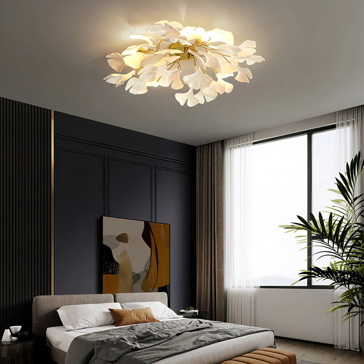 Antizer Ginkgo Ceiling Lamp for Bedroom