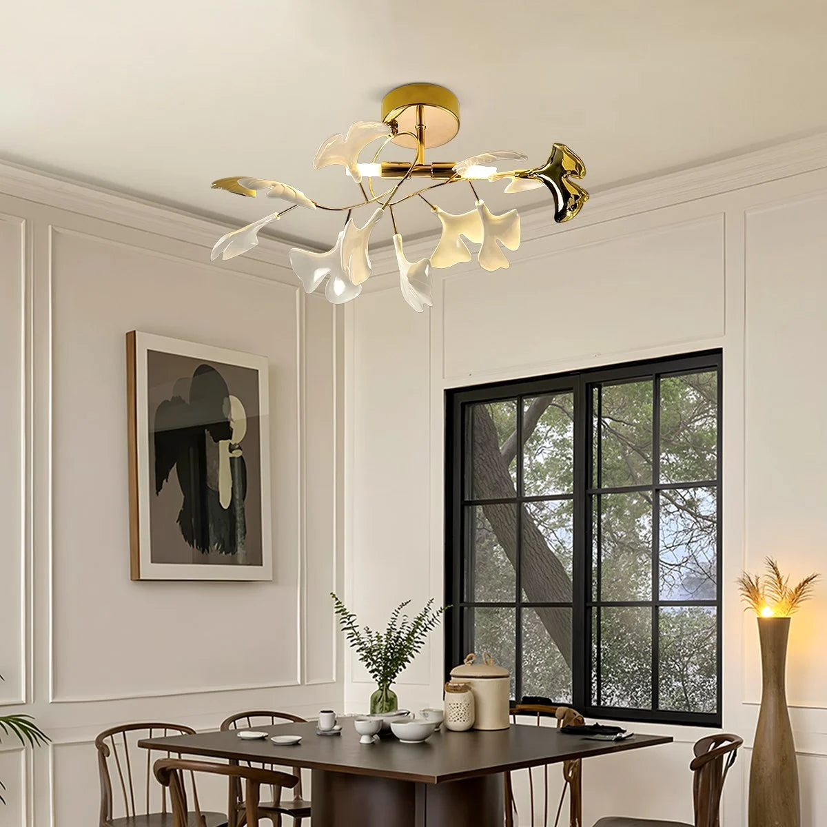 Antizer Ginkgo Ceiling Lamp for Bedroom
