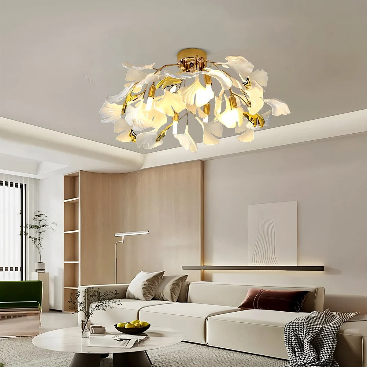Antizer Ginkgo Ceiling Lamp for Bedroom