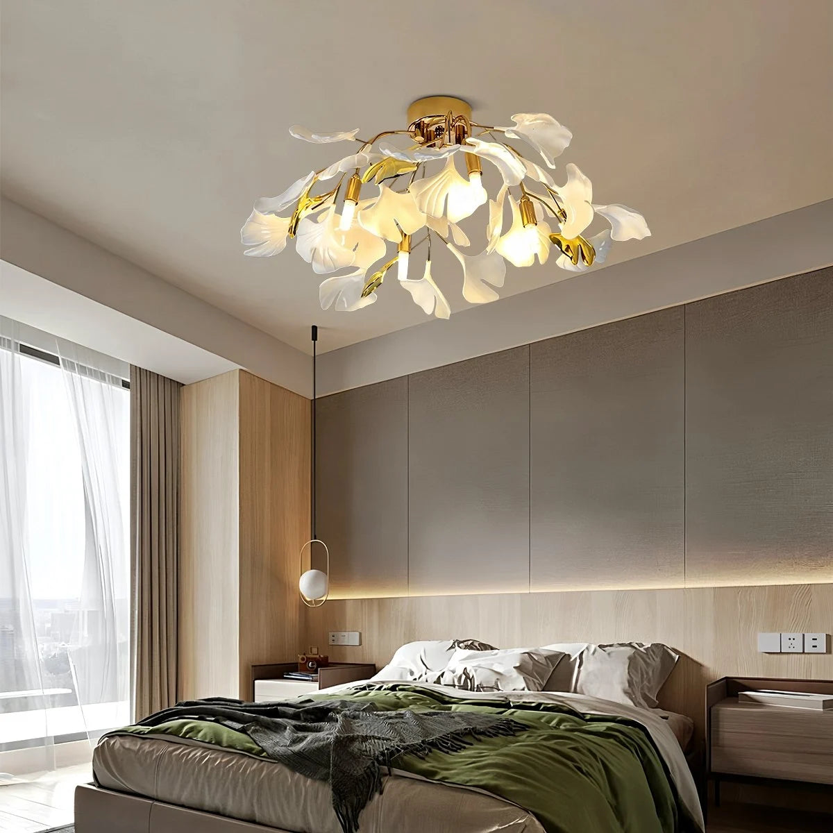 Antizer Ginkgo Ceiling Lamp for Bedroom