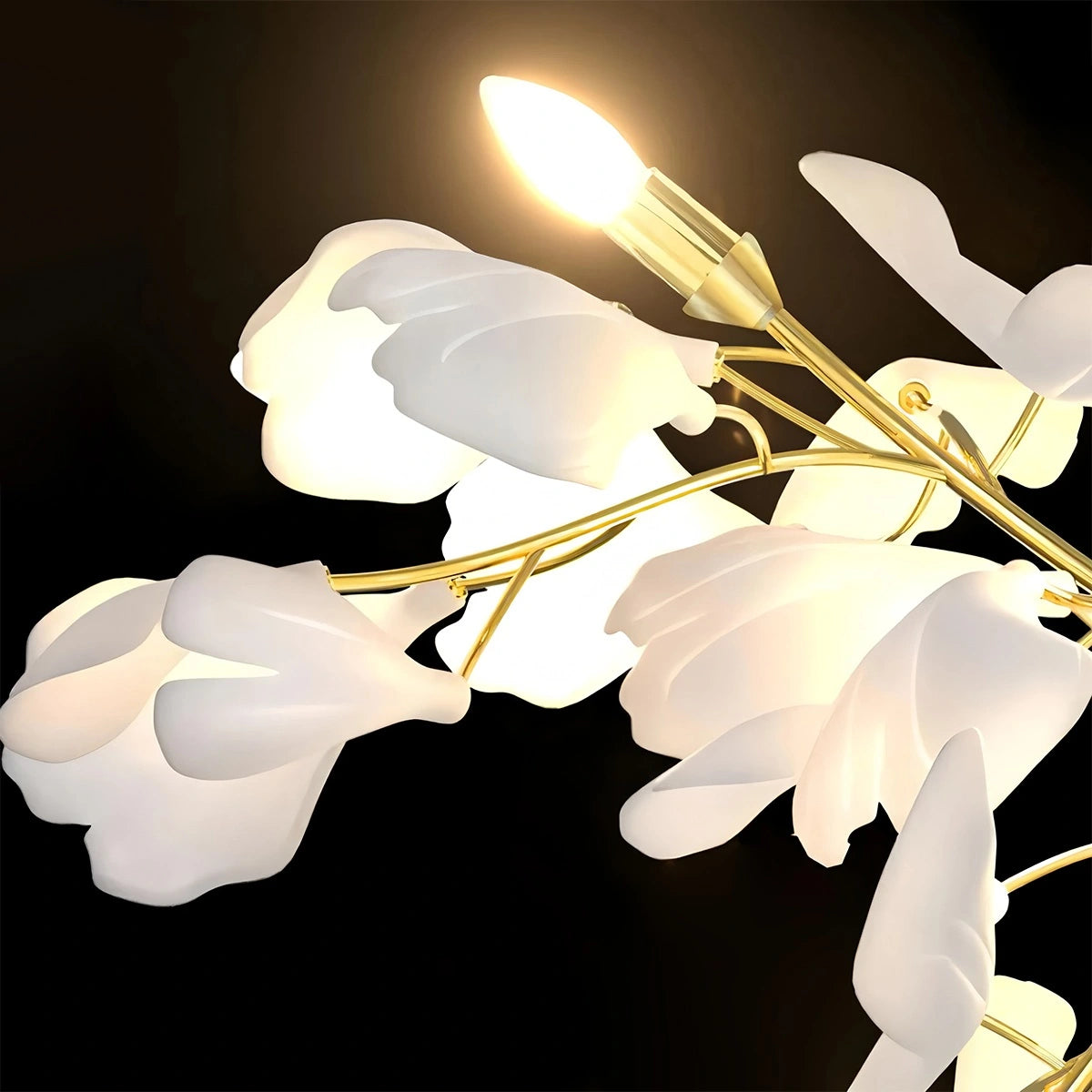 Antizer Ginkgo Flowers Wall Lamp for Living Room