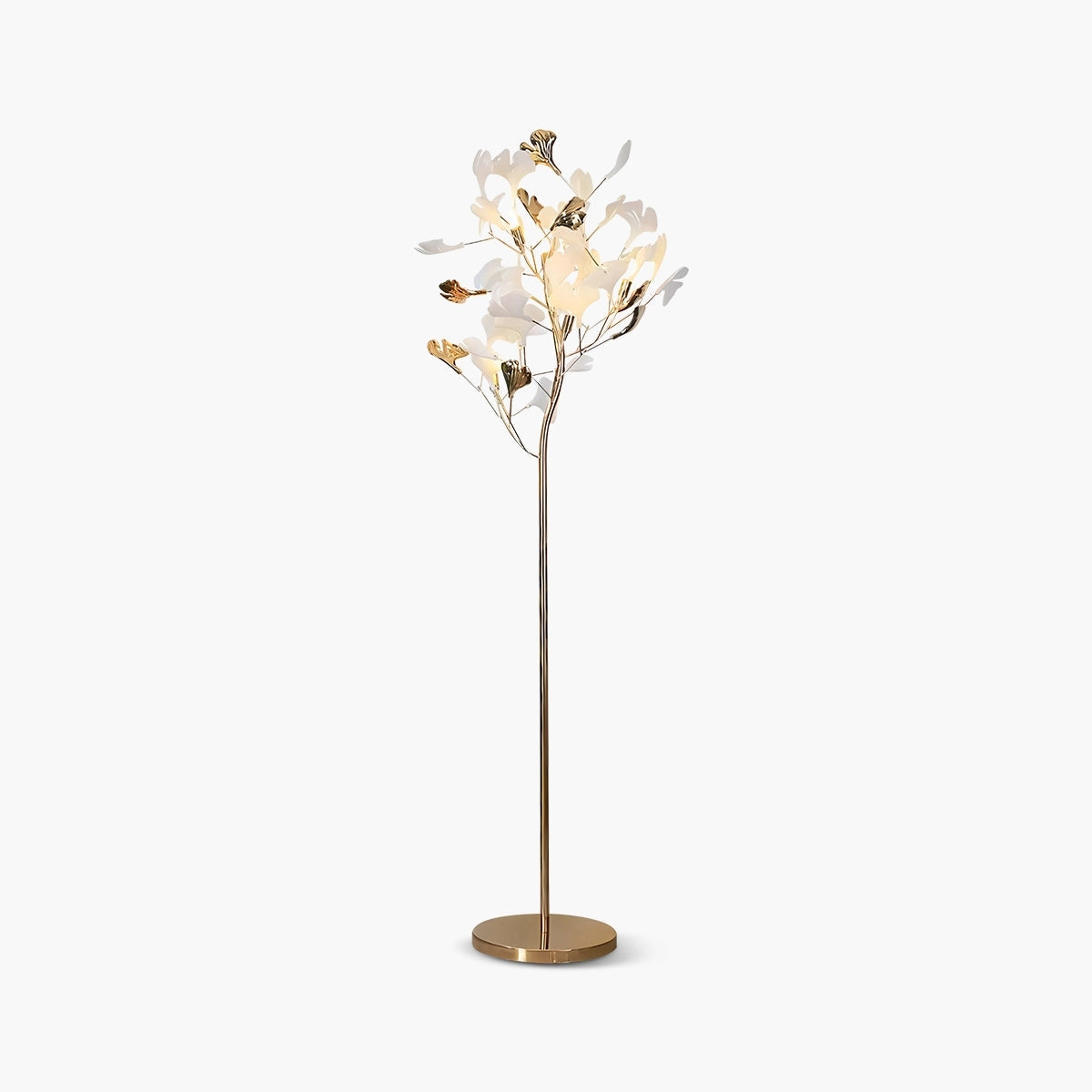 Antizer Ginkgo Leaf Floor Lamp for Living Room