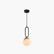 Antizer Gong Alabaster Globe Pendant Light for Bedroom