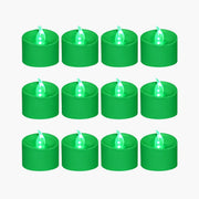 Antizer Green LED Flameless Candle Tealights 100 Pack × 18