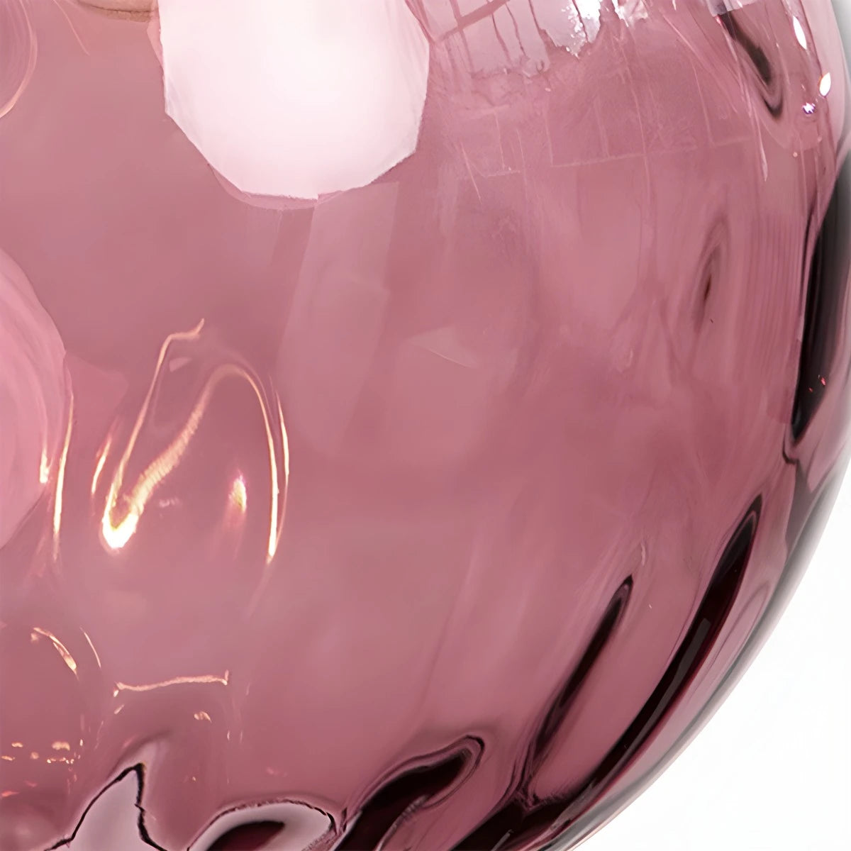 modern glass ball pendant light