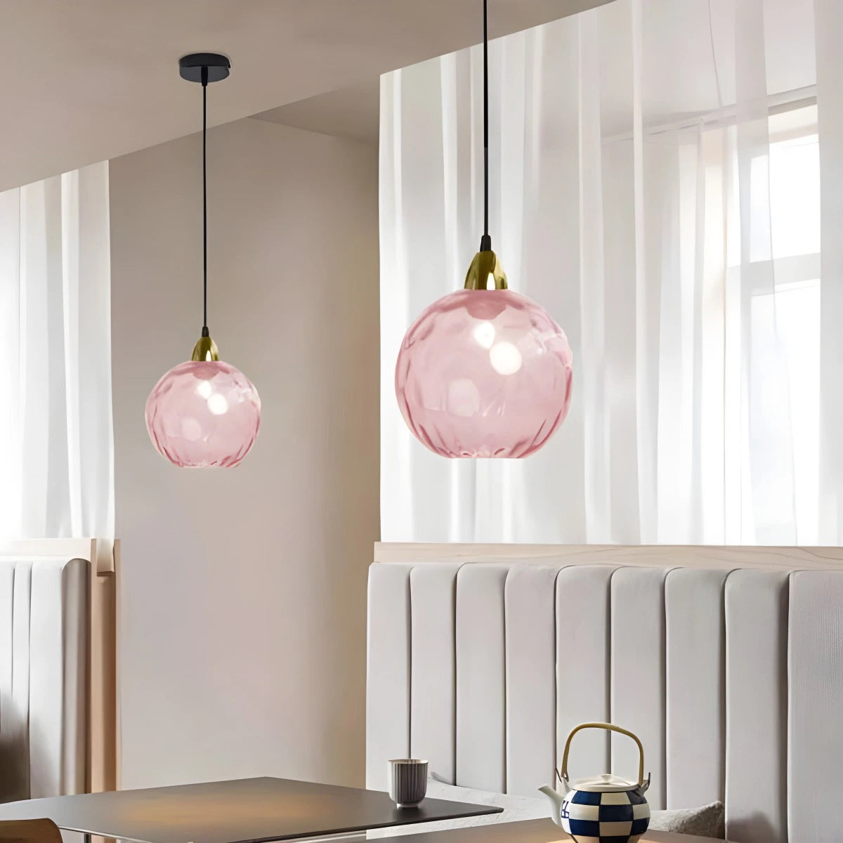 glass ball pendant lights