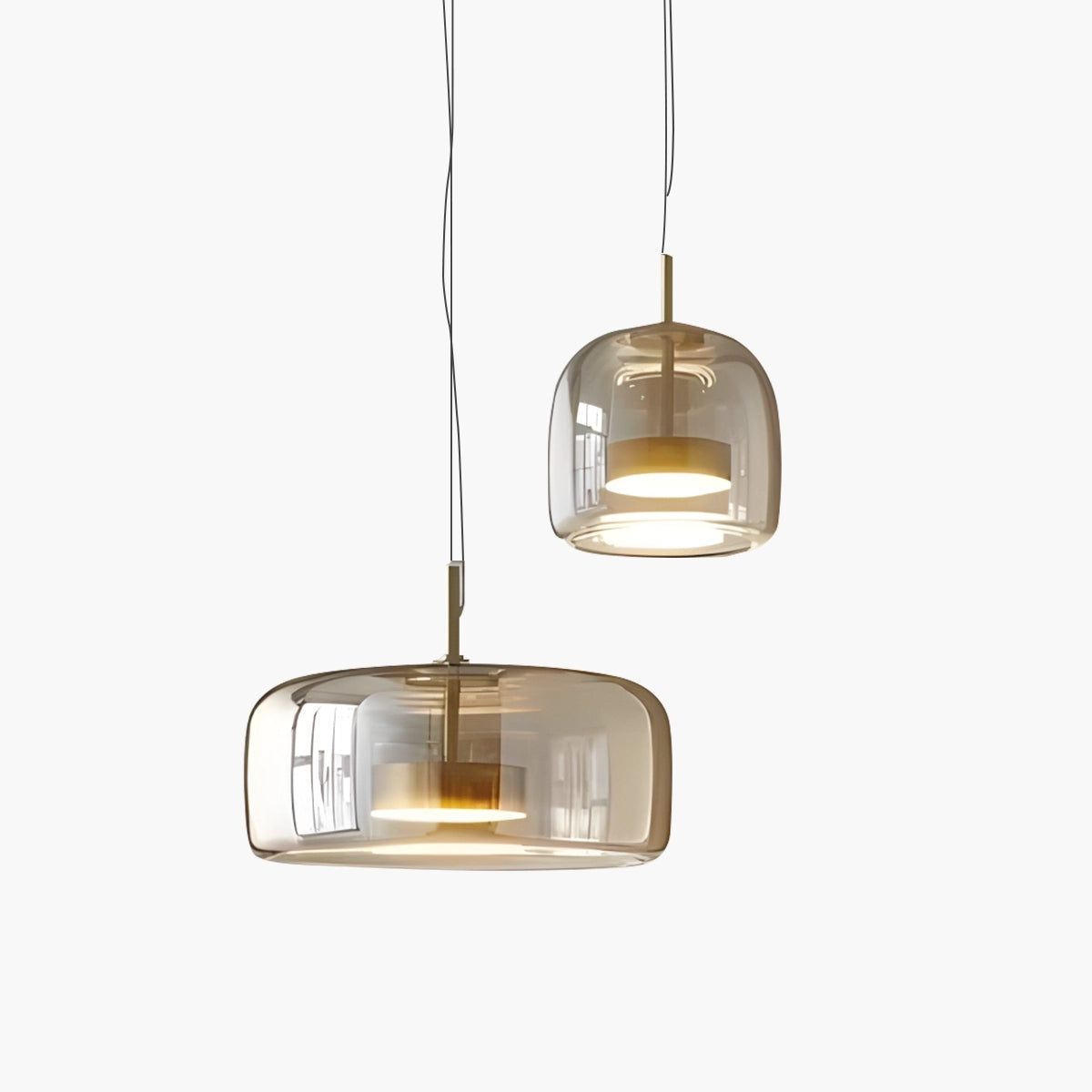 modern glass pendant lights