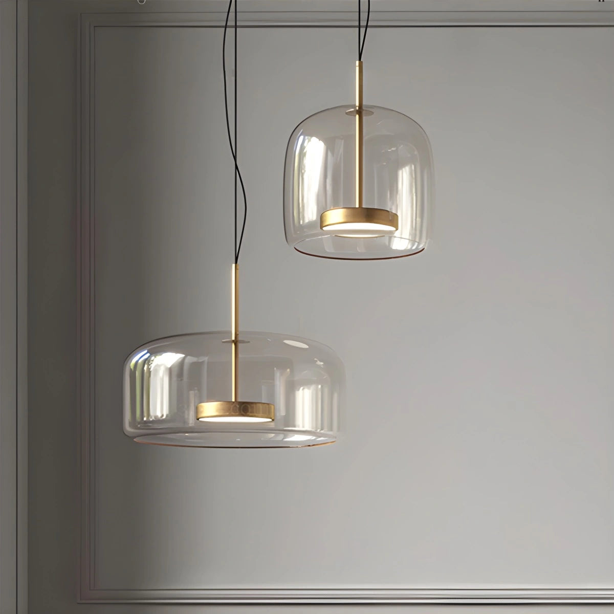 glass pendant lights for kitchen