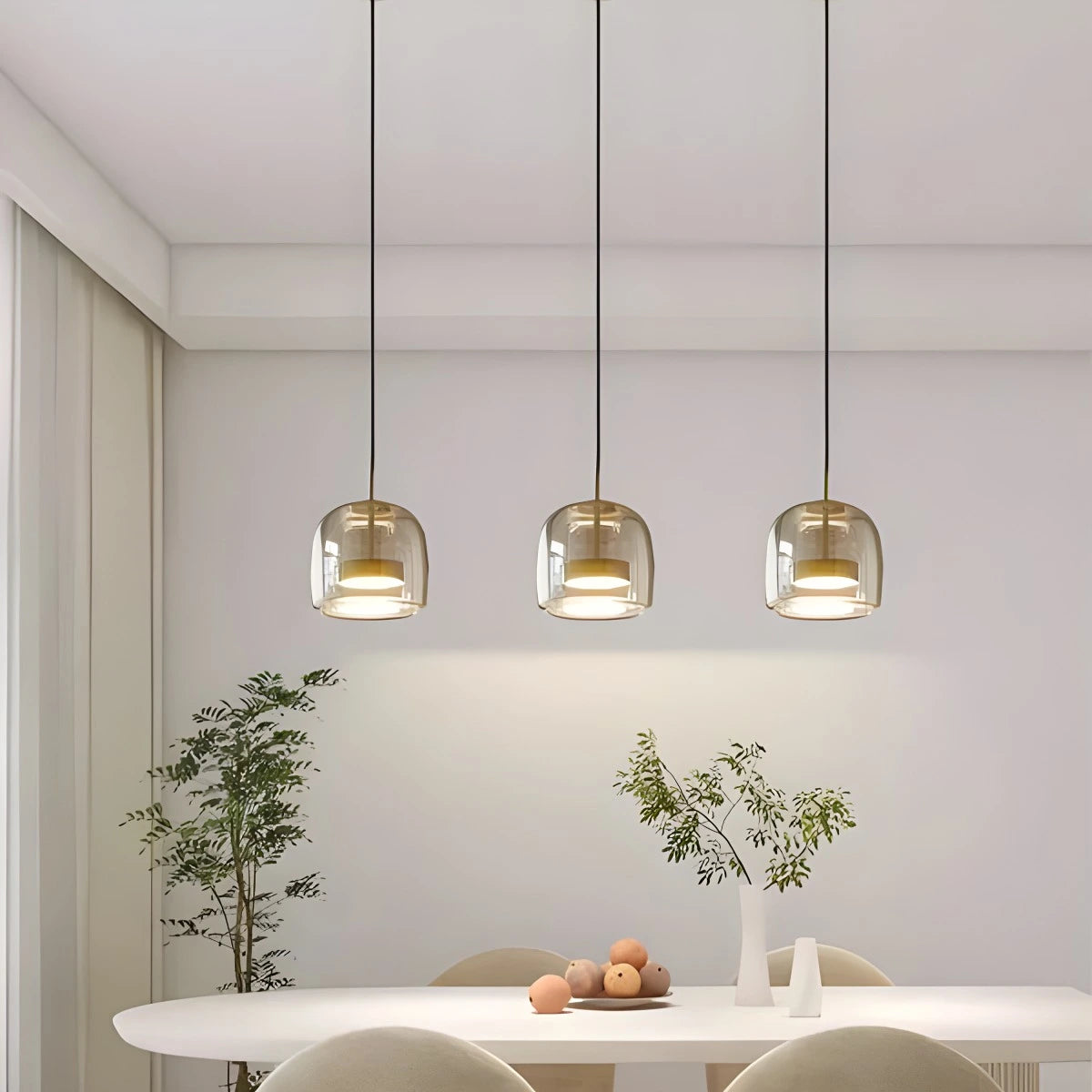 glass pendant light fixture