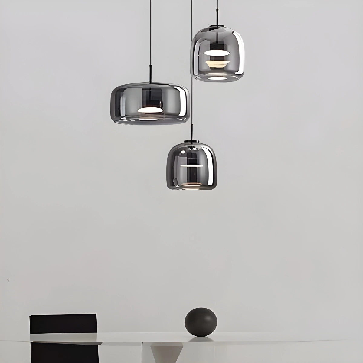 glass pendant lights