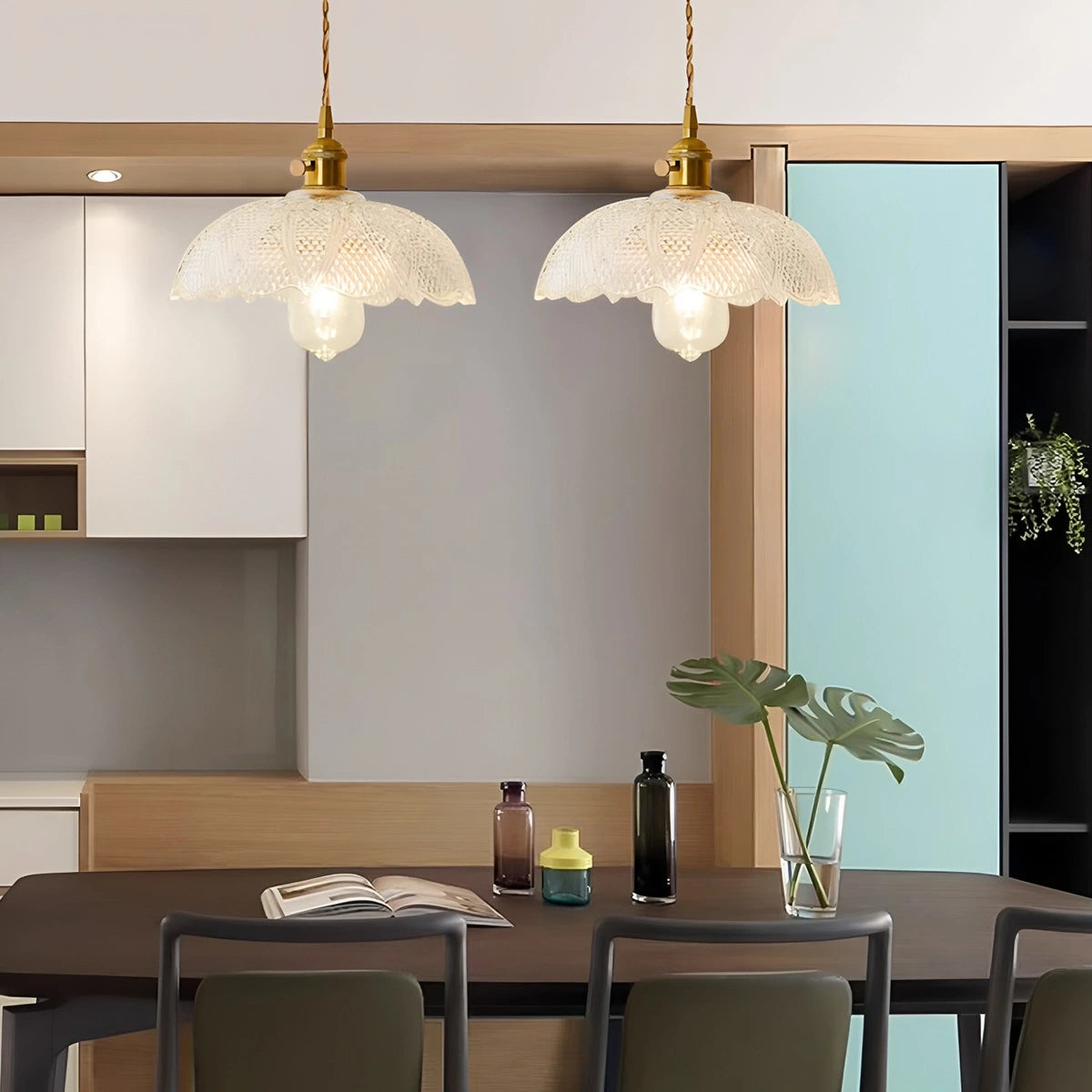nordic glass pendant light