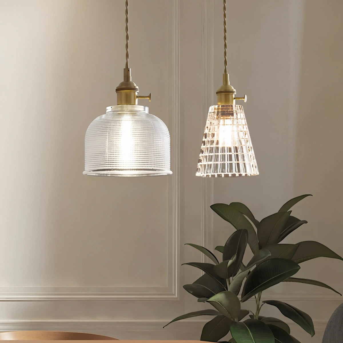 Glass Pendant Light