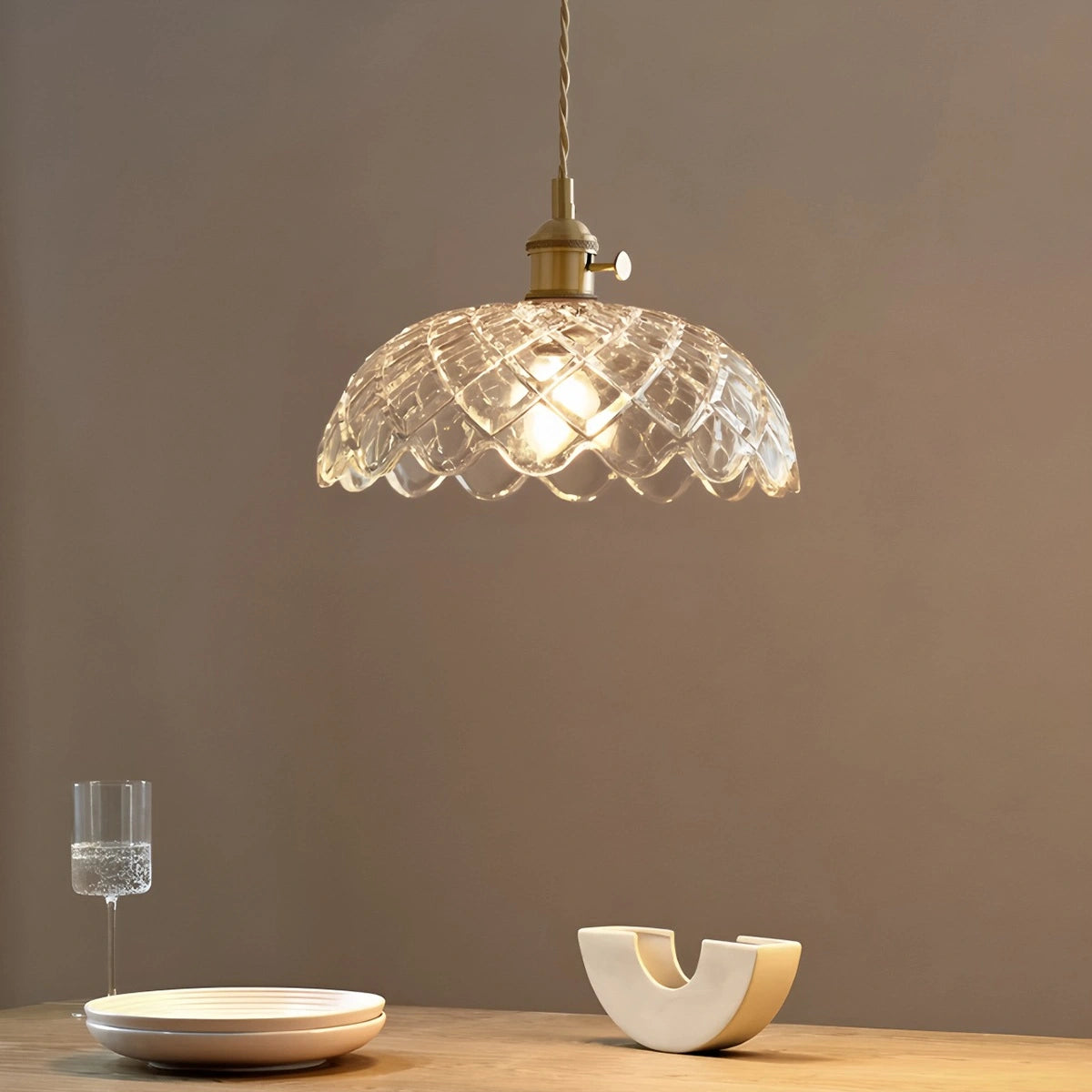 nordic glass pendant light