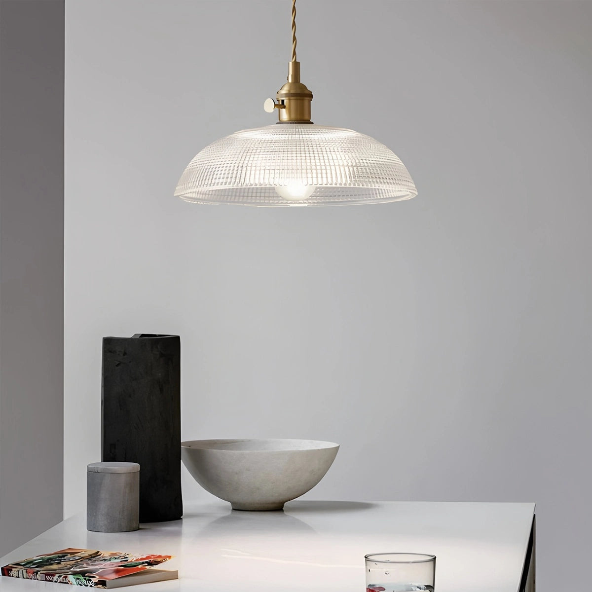 nordic glass pendant light