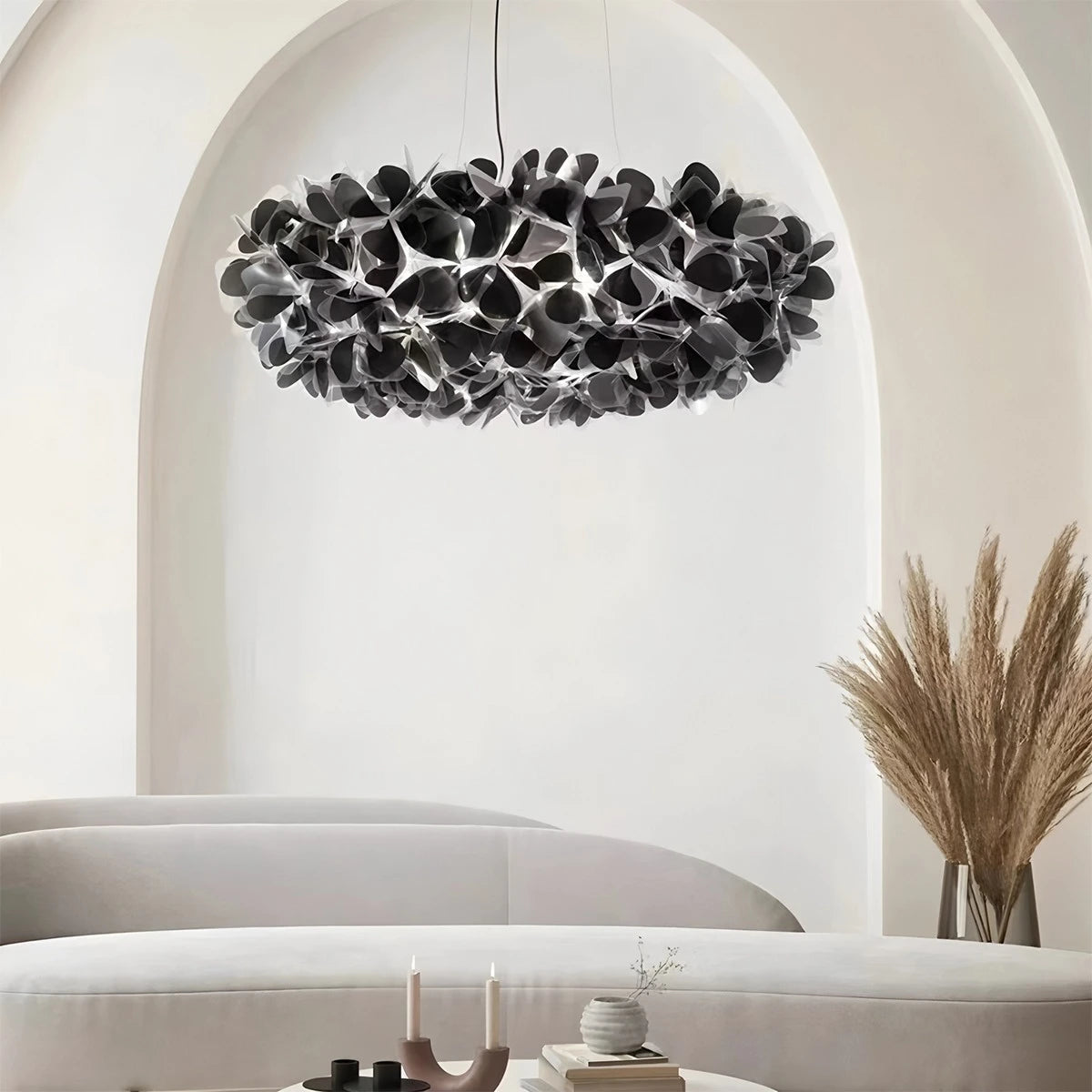 flower chandelier vintage