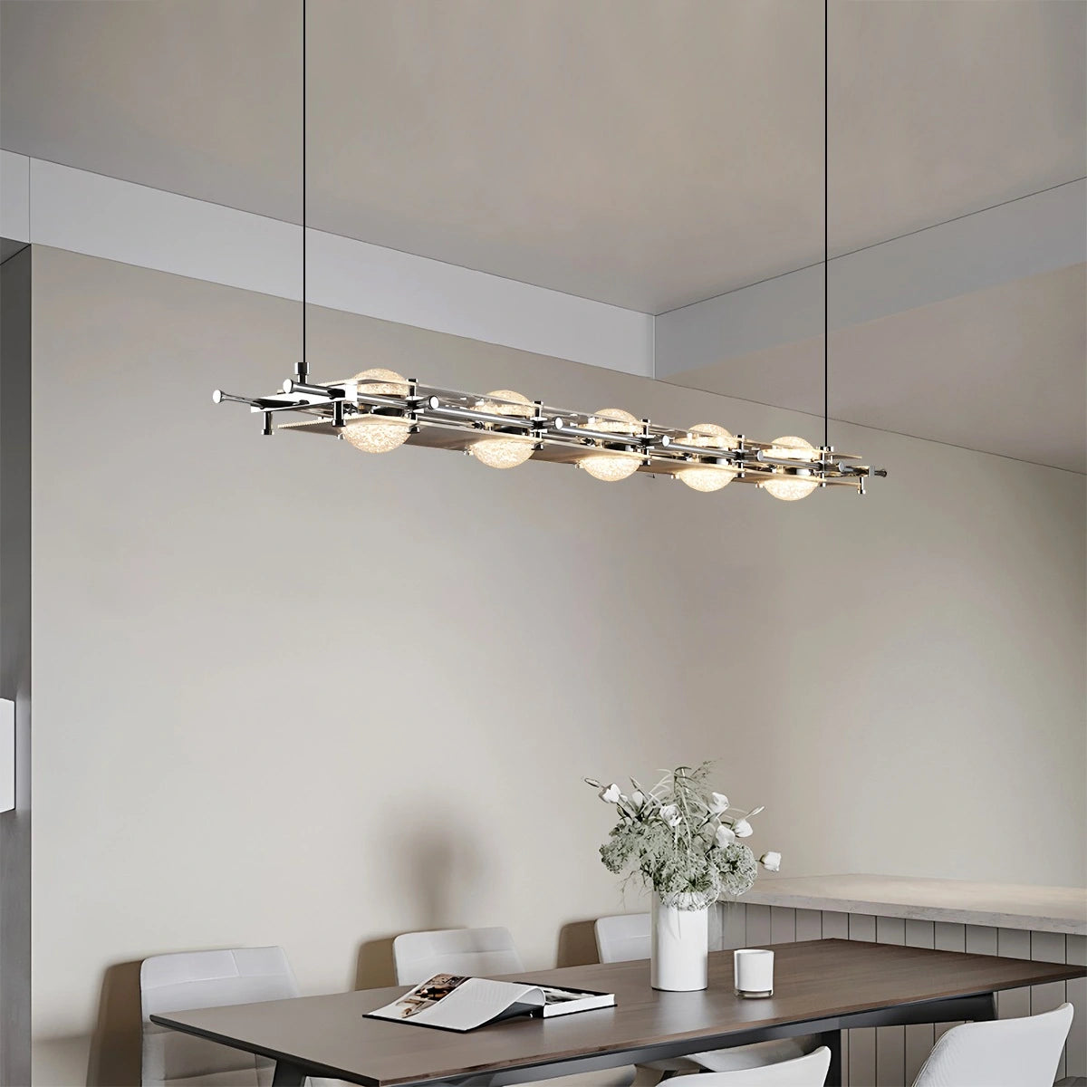 Antizer Italian Light Luxury Long Planetary Pendant Light