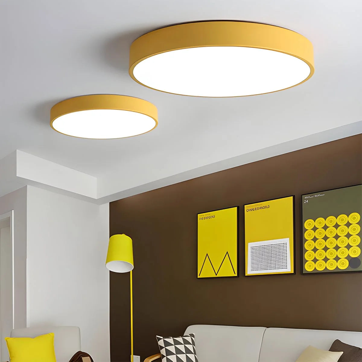 modern circular ceiling light