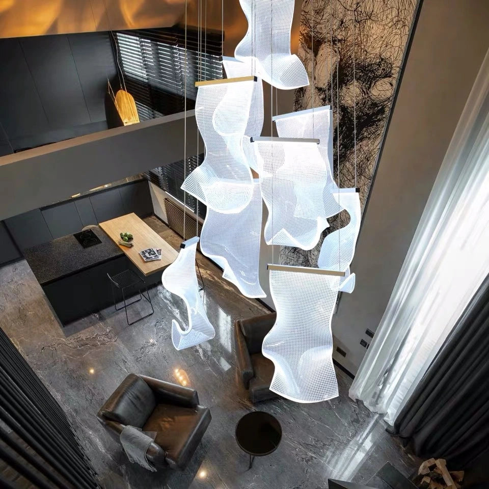 Antizer Light Luxury Art Large Chandelier