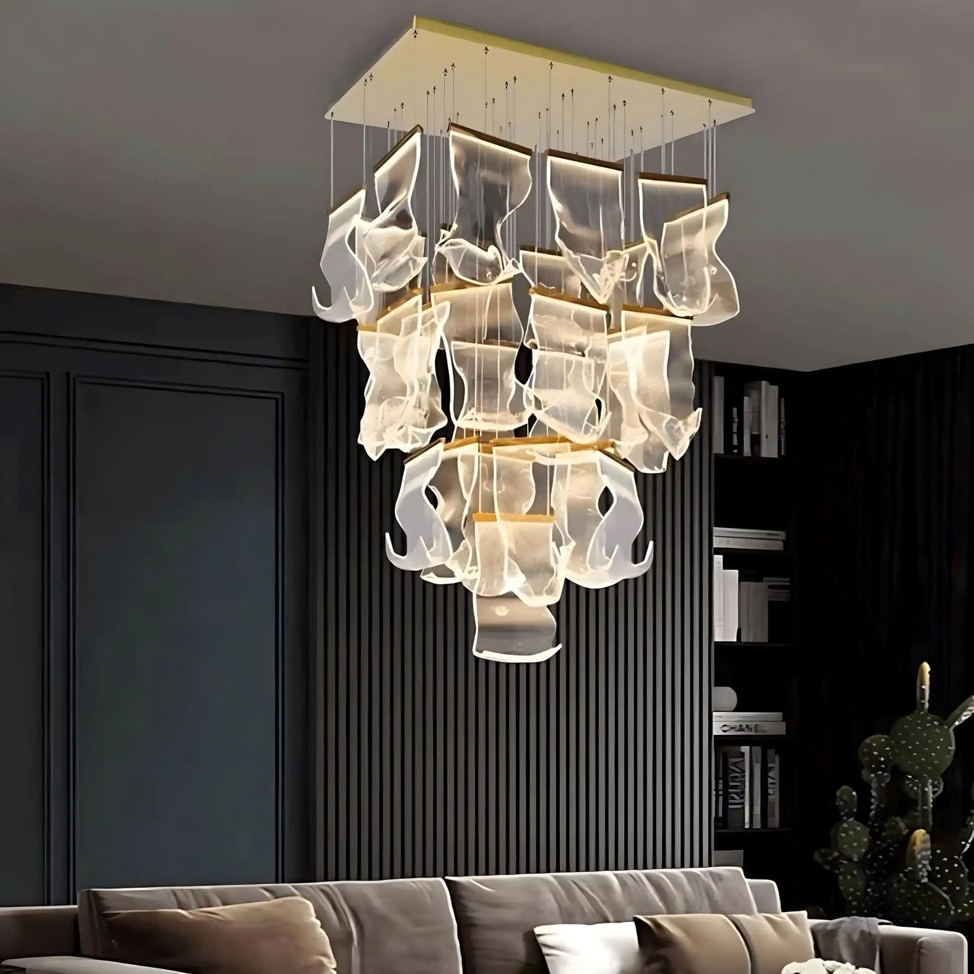 Antizer Light Luxury Art Large Chandelier