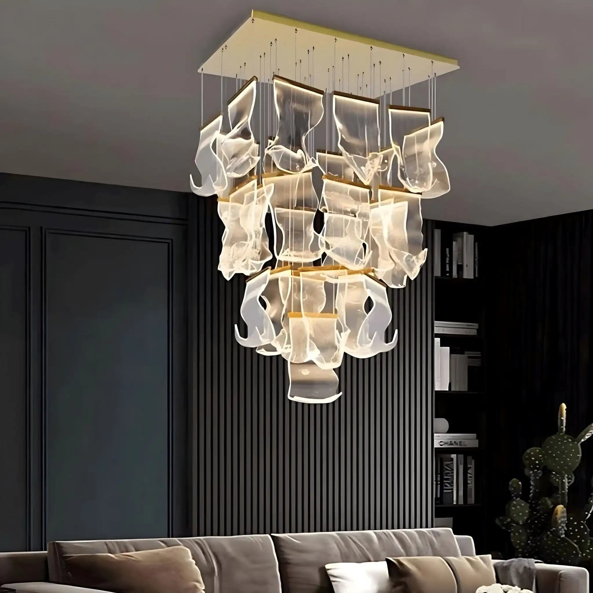 Antizer Light Luxury Art Large Chandelier