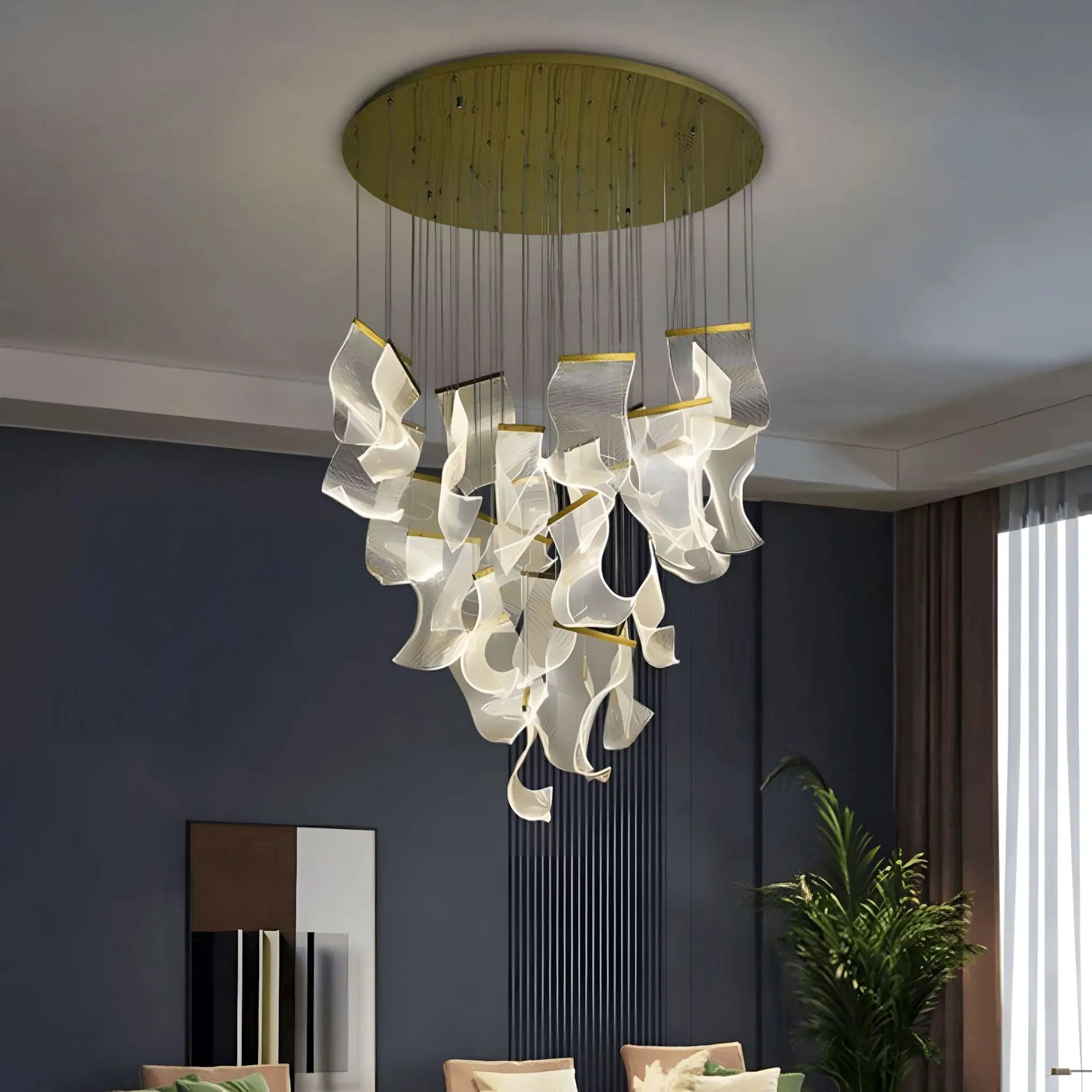 Antizer Light Luxury Art Large Chandelier