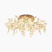 Antizer Lily Art Deco Flower Ceiling Light for Bedroom