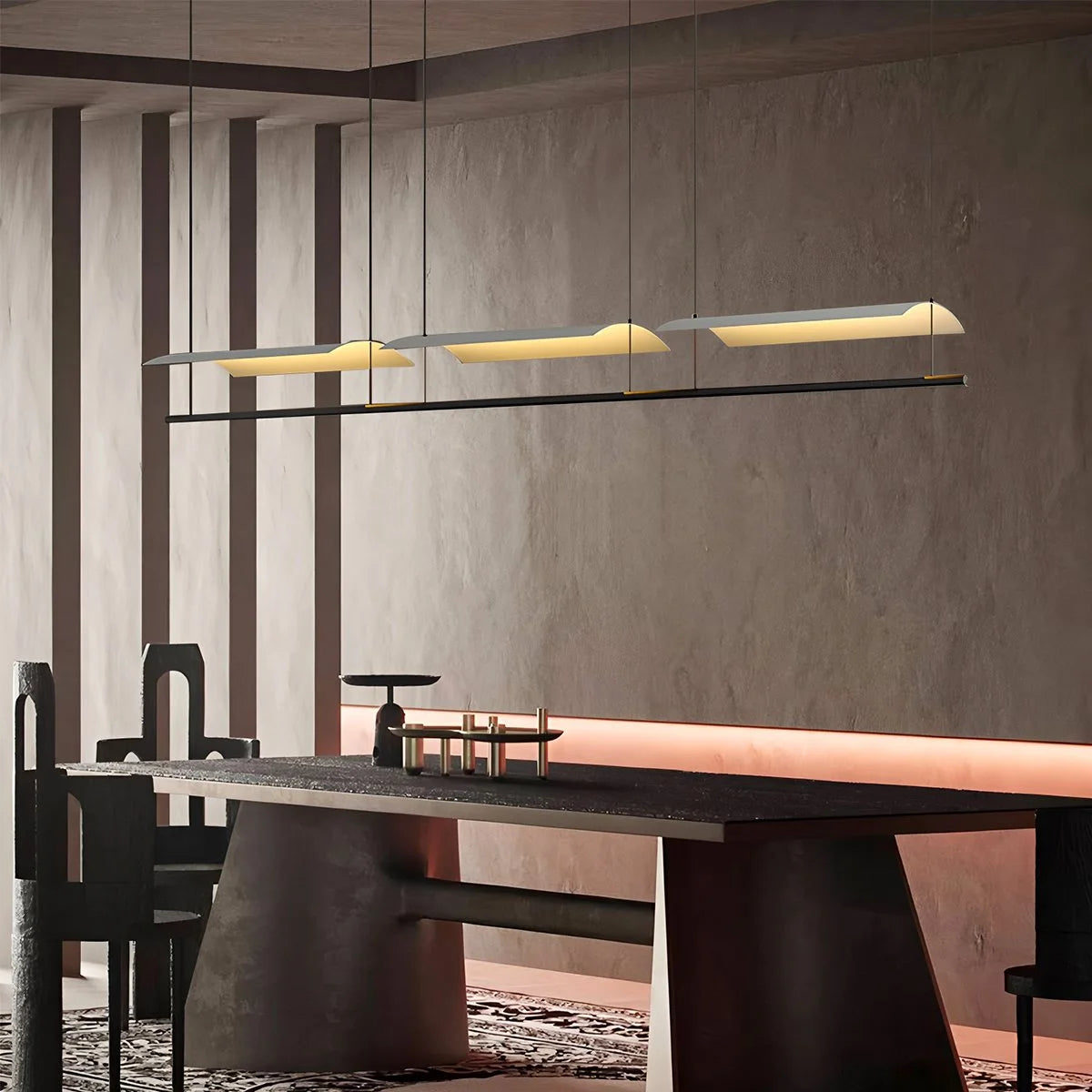 Antizer Minimalist Tile Shape Dining Room Pendant Light