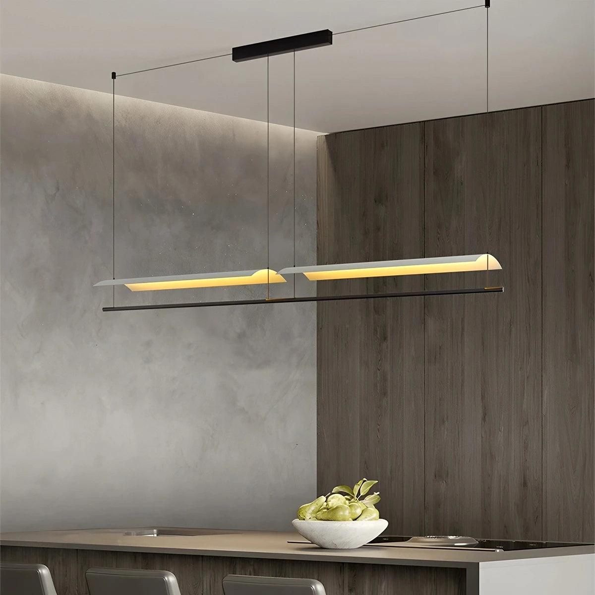 Antizer Minimalist Tile Shape Dining Room Pendant Light