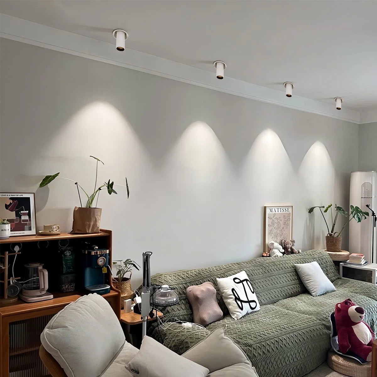 Antizer Modern Embedded Long Tube Ceiling Spotlight