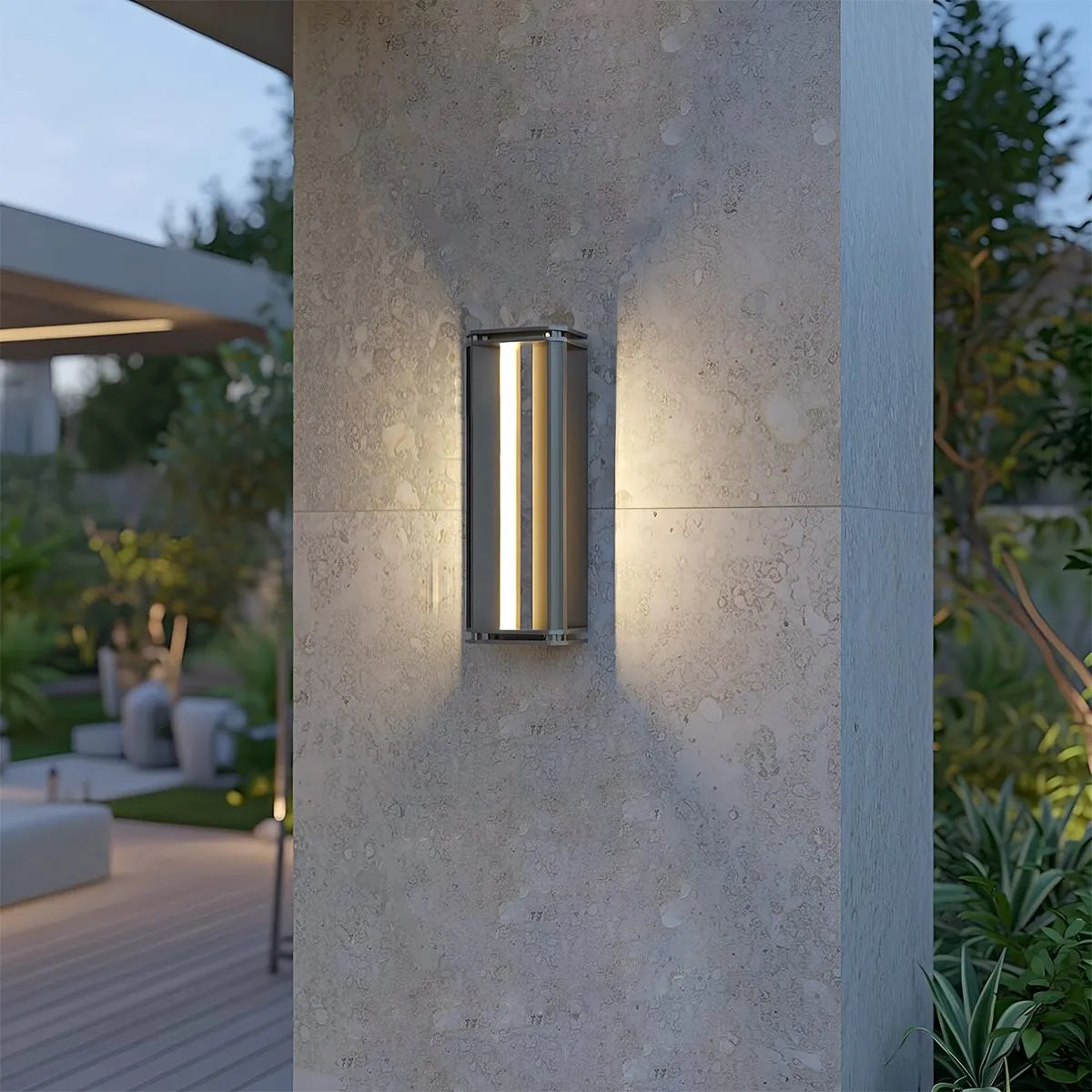 Antizer Modern Geometric Outdoor Waterproof Wall Lamp
