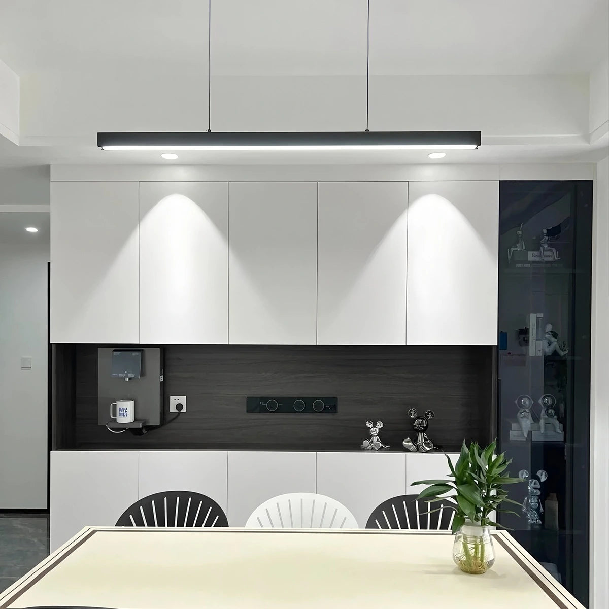 linear pendant light for dining table